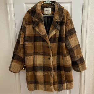 American eagle plaid coat